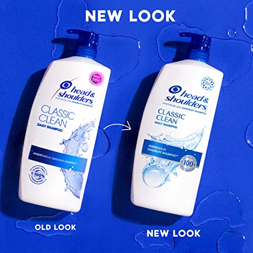 Head & Shoulders Classic Clean Shampoo, 835ML White and Blue,1