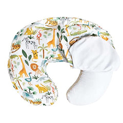 Boppy Nursing Pillow Liner and Colorful Wildlife Nursing Pillow Cover 2 Pack, Includes One White Protective Liner and One Original Boppy Pillow Cover, Nursing Support Pillow Sold Separately