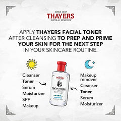 THAYERS Alcohol-Free Witch Hazel Unscented Face Toner Skin Care with Aloe Vera, Natural Gentle Facial Toner, for All Skin Types, Duo Pack (2 x 355mL)