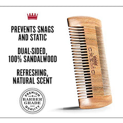 Cremo Dual-Sided Beard Comb That Is Static Free And Won't Pull Or Snag Facial Hair
