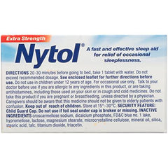 Nytol Extra Strength Caplets - 20 Count - Fast and Effective Nighttime Sleep Aid