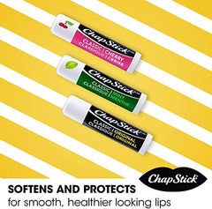 ChapStick Classic Cherry (2 Pack) Lip Balm, Skin Protectant, 4g x2