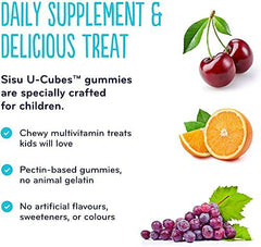 SISU U-Cubes Multivitamin 120 Gummies (Pack of 1)