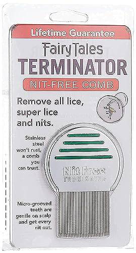 Fairy Tales Terminator Lice and Nit Comb, 2-Ounce (Colors May Vary)