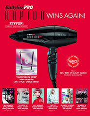 BaBylissPRO High Performance Rapido Hairdryer