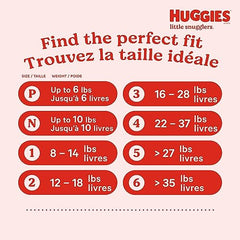 Huggies Little Snugglers Baby Diapers, Size 6, Giga Pack, 44ct