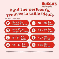 Huggies Little Snugglers Baby Diapers, Size Newborn, Giga Pack, 76ct