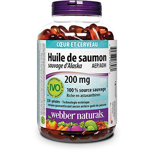 Wild Alaskan Salmon Oil 1200 mg 200 mg EPA/DHA