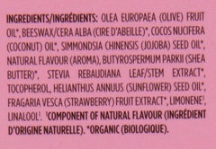 eos 100% Natural & Organic Lip Balm Sphere- Strawberry Sorbet, All-Day Moisture, Made for Sensitive Skin, 7g