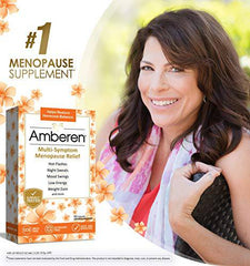 Amberen: Safe Multi-Symptom Menopause Relief. Clinically Shown to Relieve 12 Menopause Symptoms: Hot Flashes, Night Sweats, Mood Swings, Low Energy and More. 1 Month Supply