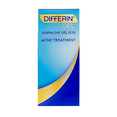 Acne Treatment Differin Gel, 30 Day Supply, Retinoid Treatment for Face with 0.1% Adapalene 15g Tube