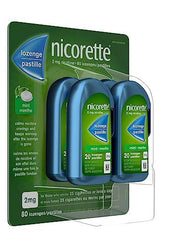 Nicorette Nicotine Lozenges, Quit Smoking Aid, Mint, 2mg 20 count