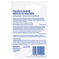 NIVEA Pearly Shine Lip Balm, (2 X 4.8g) | Pearly Shimmer Tinted Lip Care, 24H Hydration