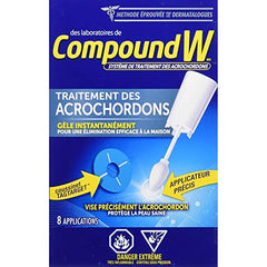 Compound W Skin Tag Remover System - 8 count - Freezes Your Skin Tag Instantly, For Treatment & Effective Skin Tag Removal