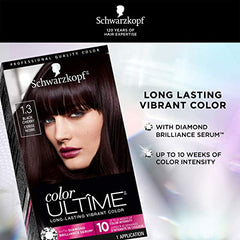 Schwarzkopf Color ultime permanent Hair Color Cream, 1.3 Black Cherry, 1 Count