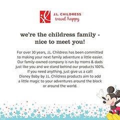 Disney Baby by J.L. Childress Ultimate Backpack PREMIUM Padded Car Seat Travel Bag - Gate Check Bag for Car Seats - Fits All Car Seats, Infant carriers & Booster Seats - Grey