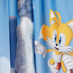 Sonic The Hedgehog Kids Room Window Curtain Panels Drapes Set, 82 in x 63 in, (Official) Sega Product by Franco, Prints May Vary