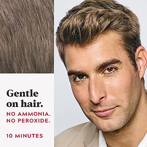 Just For Men Easy Comb-In Color, Grey Hair Coloring for Men with Comb Applicator - Light Brown, A-25 (1 Count)
