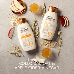 Aveeno Apple Cider Vinegar Clarifying Conditioner, Shine Boosting, Nourishing, for Dull Hair, 354 milliliters