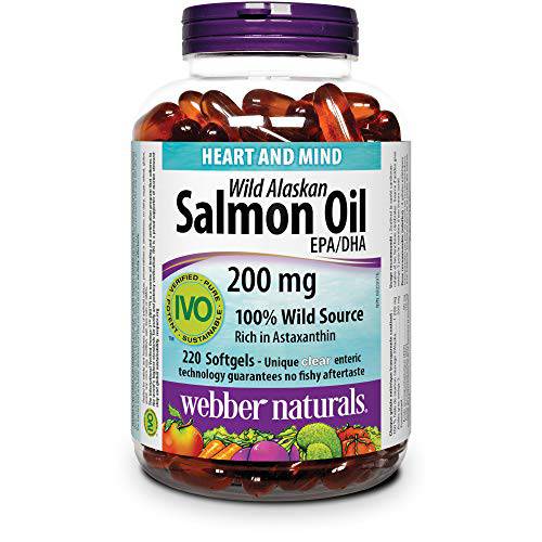 Wild Alaskan Salmon Oil 1200 mg 200 mg EPA/DHA