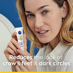 NIVEA Q10 POWER Anti-Wrinkle + Firming Eye Cream, 15mL | Anti-wrinkle eye cream with antioxidant Q10