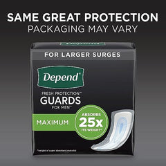 Depend Fresh Protection Adult Incontinence Underwear for Men (Formerly  Depend Fit-Flex), Disposable, Maximum, Large, Grey, 17 Count