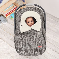 Skip Hop Winter Car Seat Cover, Stroll & Go, Grey Feather