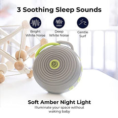 Yogasleep Hushh & Crush Resistant Travel Case, (2 Piece Set) Portable White Noise Sound Machine for Baby, 3 Soothing Natural Sounds, Noise Canceling for Sleep Aid, Office Privacy, & Meditation