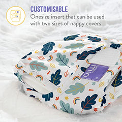 Bambino Mio, mioduo two-piece cloth diaper, sunflower power, size 1 (<21lbs)