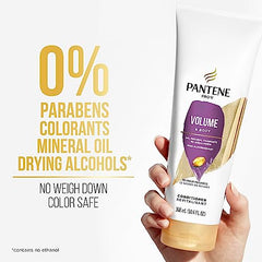 Pantene Shampoo and Conditioner Set for Fine Hair, Volume & Body, Safe for Color-Treated Hair (663 mL Total)