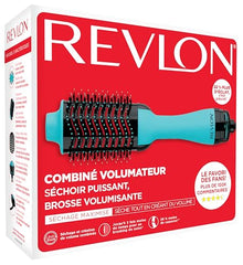 Revlon ‎RVDR5222FMNT One-Step™ Volumizer and Ionic Hair Dryer with Advanced Ionic Technology™, Hot Air Brush, Less Frizz, 3Heat/ 2 Speed Settings, Mint