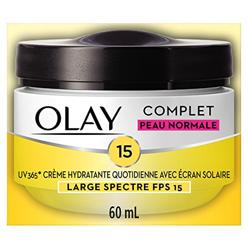 Olay Complete Daily Moisture Face Cream for Normal Skin Types with Vitamins E, Vitamin B3, Niacinamide and Vitamin C, 60 mL, Packaging may vary