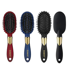 Conair Velvet Touch Hair Brush, Cushion, Mid-Size- Colors May Vary