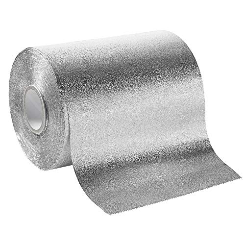 BaBylissPRO Aluminum Coloring Foil 1 Pound Roll, Rough Texture, Silver, Heavyweight, 295 foot roll