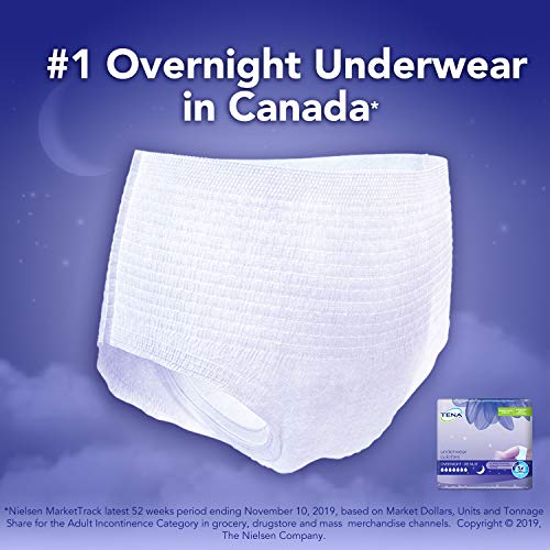 Tena Overnight Underwear - Large - 11s