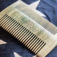 Cremo Dual-Sided 100% Sandalwood Beard Comb That Is Static Free And Won't Pull Or Snag Facial Hair