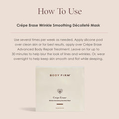 Crepe Erase Crepe Erase Wrinkle Smoothing Decollete Mask, 1 ct.