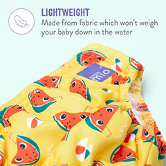 Bambino Mio, reusable swim diaper, tropical, medium (6-12 months), 3 pack