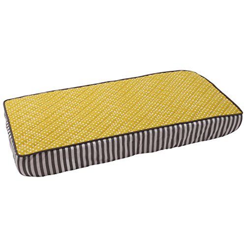 Bacati Dots/Pinstripes Yellow Dots Changing Pad Cover