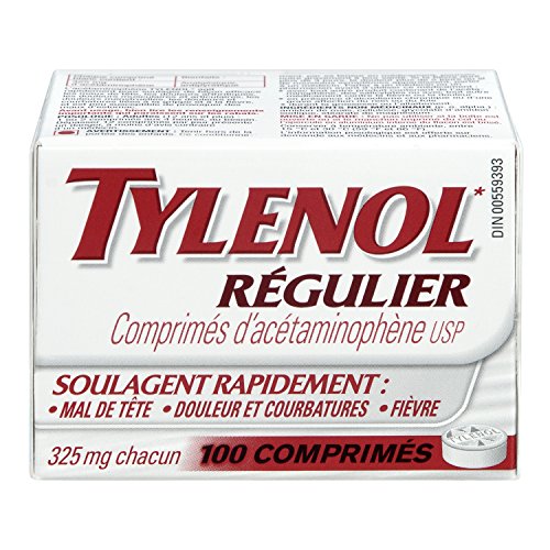 Tylenol Regular Strength 325mg Tablets 100 count