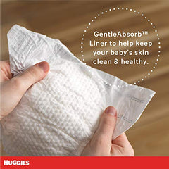 HUGGIES Newborn Diapers - HUGGIES Little Snugglers Disposable Baby Diapers, 84ct, Giga Pack