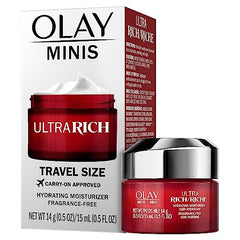 Olay Regenerist Ultra Rich Face Cream, Face Moisturizer with Vitamin B3, Niacinamide, Fragrance-Free, Travel/Trial Size