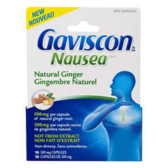 Gaviscon Nausea Natural Ginger Capsule