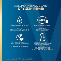 Vaseline Intensive Care Body Lotion dry skin moisturizer Dry Skin Repair with Ultra Hydrating Lipids 295 ml