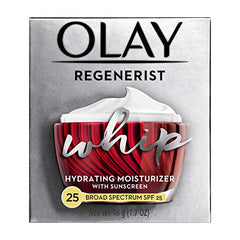 Face Moisturizer by Olay Regenerist Whip | Vitamin B3, Niacinamide and Sunscreen SPF 25, 50 mL