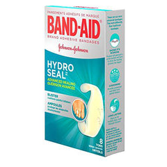 Band-Aid Hydrocolloid Bandages for Toes, Waterproof Adhesive, Hydro Seal Bandages, 8 Bandages