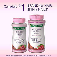 Hair, Skin & Nails with Biotin Supplement Gummies