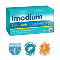 Imodium Liqui-gels, 24 Count (Pack of 1)