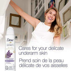 Dove Nourishing Secrets Antiperspirant Dry Spray Lavender Scent antibacterial odour protection 107 g