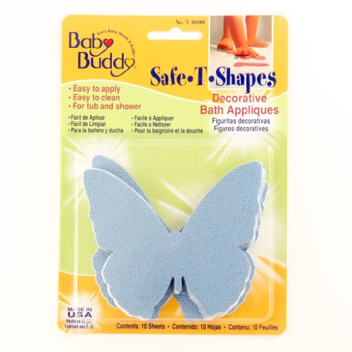 Baby Buddy BB Safe-T-Shapes Bath Tub Appliques, Butterflies